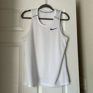 NIKE running men’s M white dri-fit tank